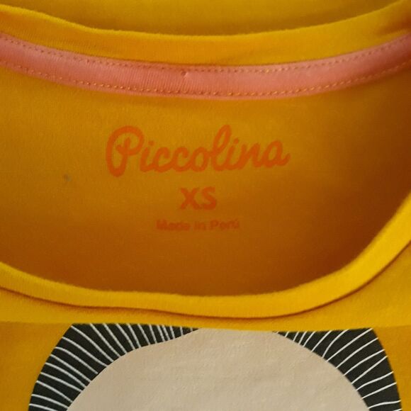 Piccolino Judge Ruth Bader Ginsburg T Shirt Womens XS Yellow Short Sleeve - Picture 9 of 11